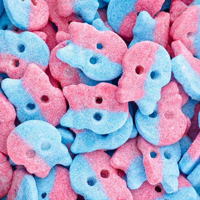 Original MUMS Sour Bubblegum Skulls catalogue photograph.