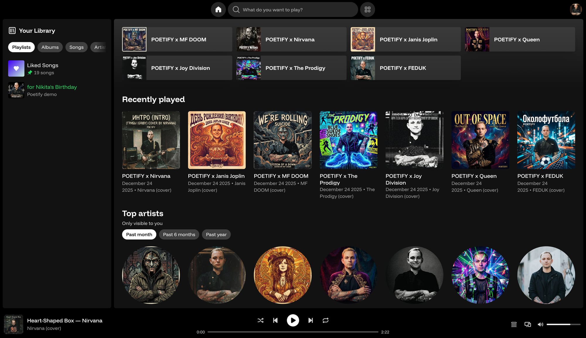Poetify: AI Music Streaming Platform